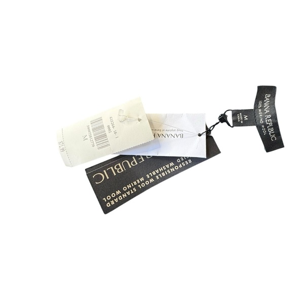 Banana Republic Women's Medium Fine Merino Wool V-Neck Cardigan Dark Teal Color - Picture 11 of 15